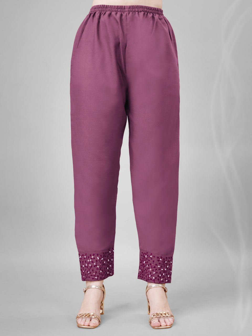 Fully Stiched Cotton Blend Kurti Pant Dupatta - Image 6