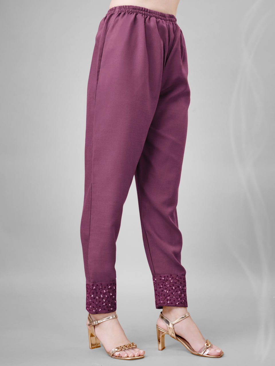 Fully Stiched Cotton Blend Kurti Pant Dupatta - Image 7