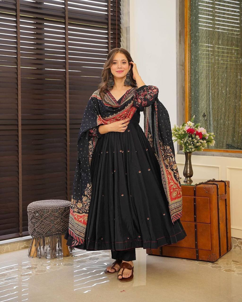 New Launching Festival Spical Gown with Dupatta
